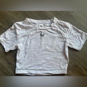 Cropped Short Sleeve Lazuli Top